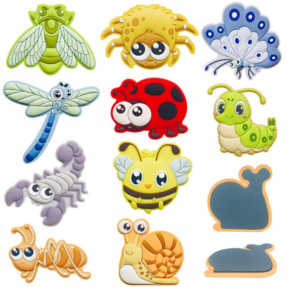 Fridge Magnets for Toddlers Farm Animals, Full Back Magnetic Animals