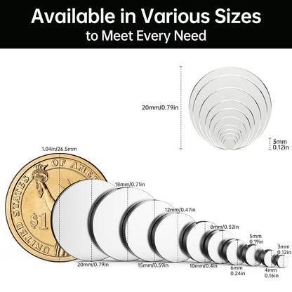 350Pcs Magnets for 3D Printing, Rare Earth Magnets for Crafts