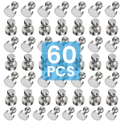 20PCS Fridge Magnets, Refrigerator Magnets for Whiteboard, Silver