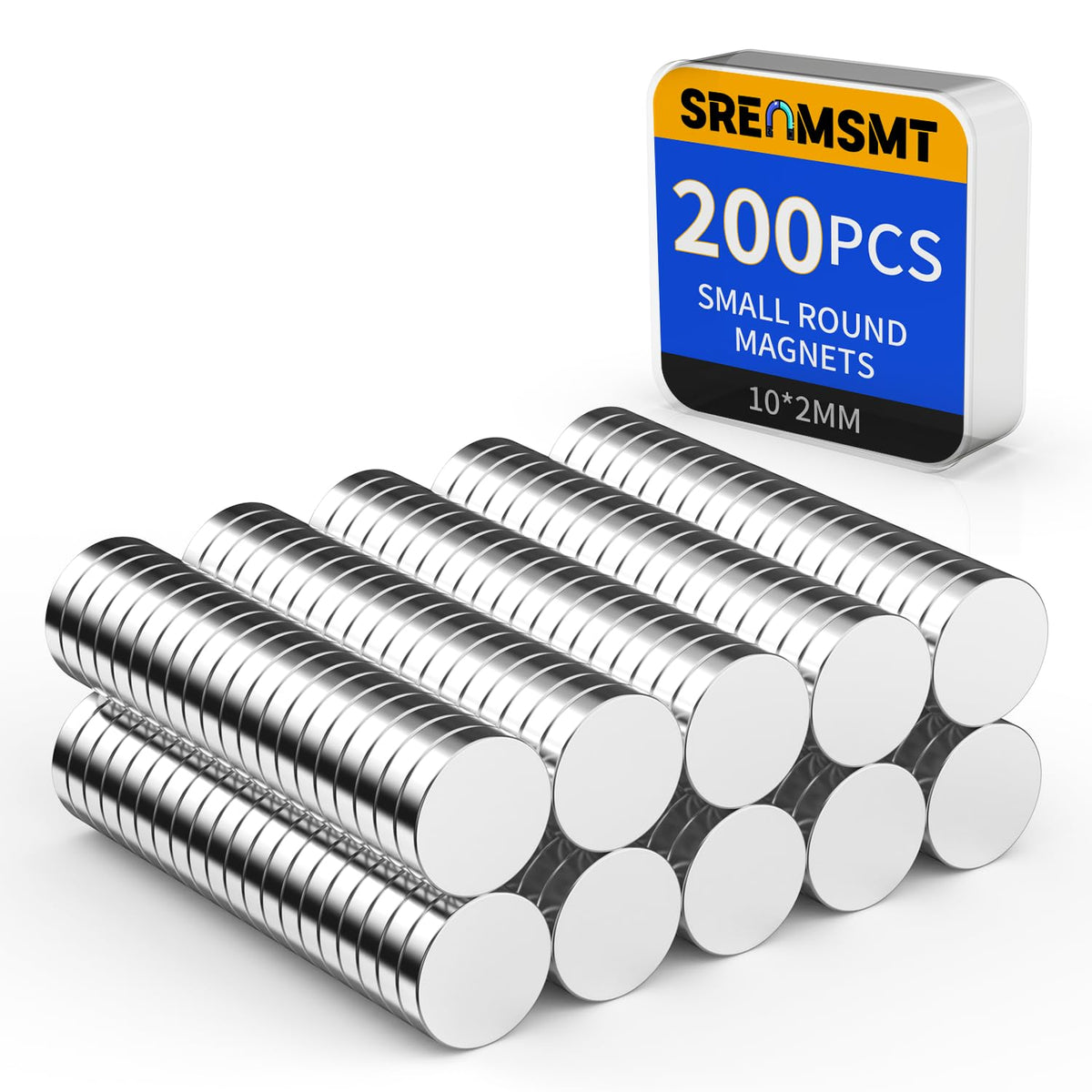 Small Magnets, 7 Sizes Neodymium Magnets for Crafts, 290 Pack