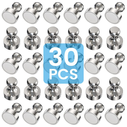 20PCS Fridge Magnets, Refrigerator Magnets for Whiteboard, Silver