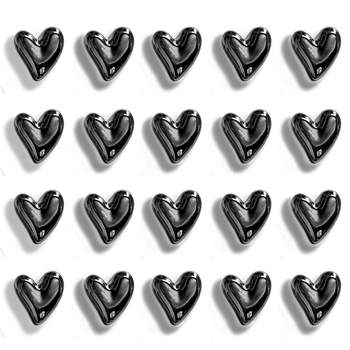 12PCS Refrigerator Magnets Gold Magnets for Fridge 0.83in Small