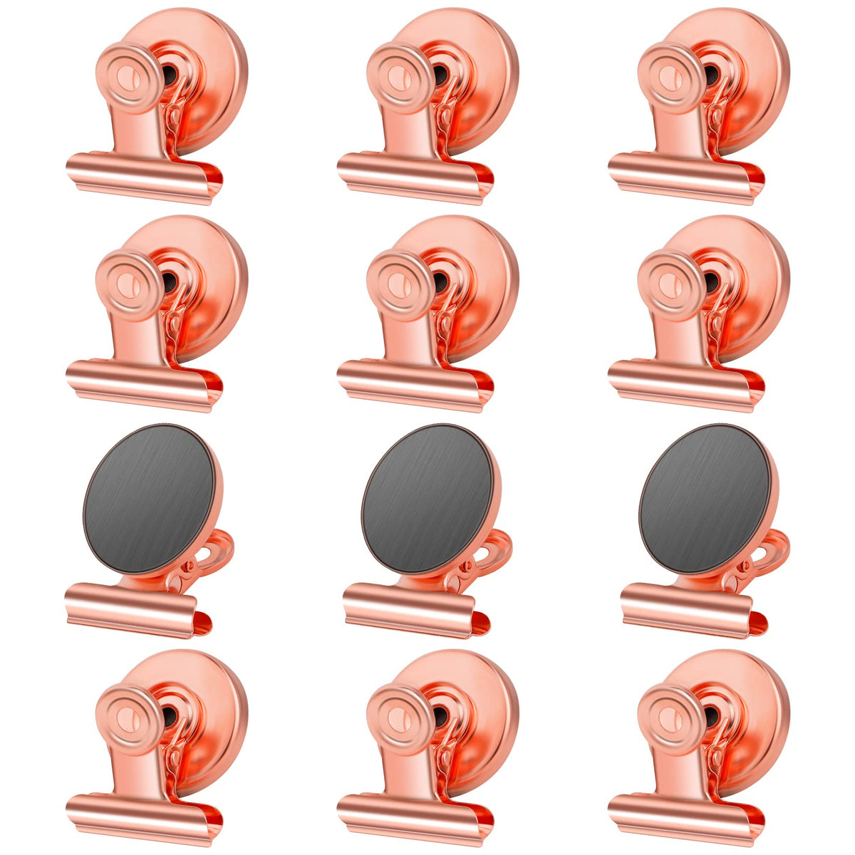 Grtard 12 Pack Magnetic Clips, Fridge Magnets Refrigerator Magnets