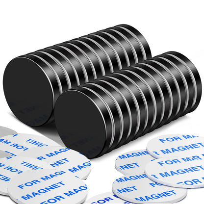 DIYMAG Strong Magnets,6 Pack with Double Sided Adhesive Backing Powerful