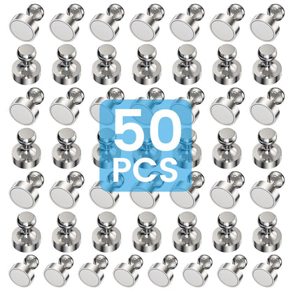 20PCS Fridge Magnets, Refrigerator Magnets for Whiteboard, Silver