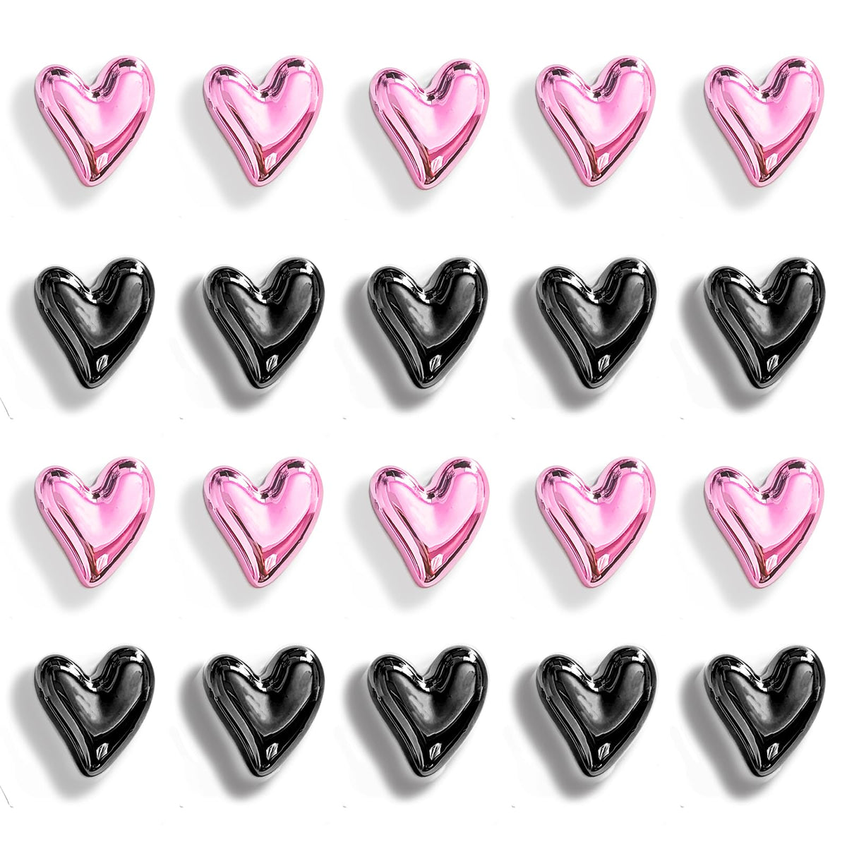 12PCS Refrigerator Magnets Gold Magnets for Fridge 0.83in Small