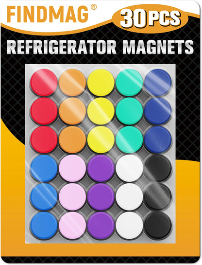 FINDMAG 12 Pack Fridge Magnets, Refrigerator Magnets Decorative for Locker