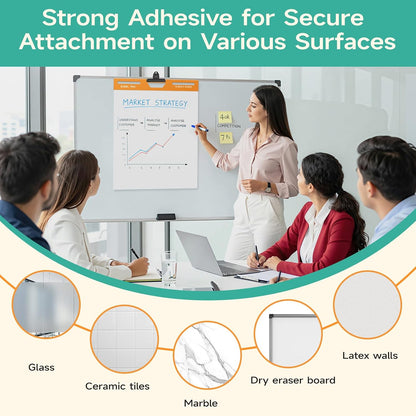 30 Sheets/Pad 15 x 18 Inches Large Self Stick Flip Chart Paper, 4 Pads/Pack