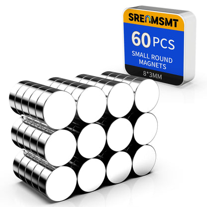 Small Magnets, 7 Sizes Neodymium Magnets for Crafts, 290 Pack