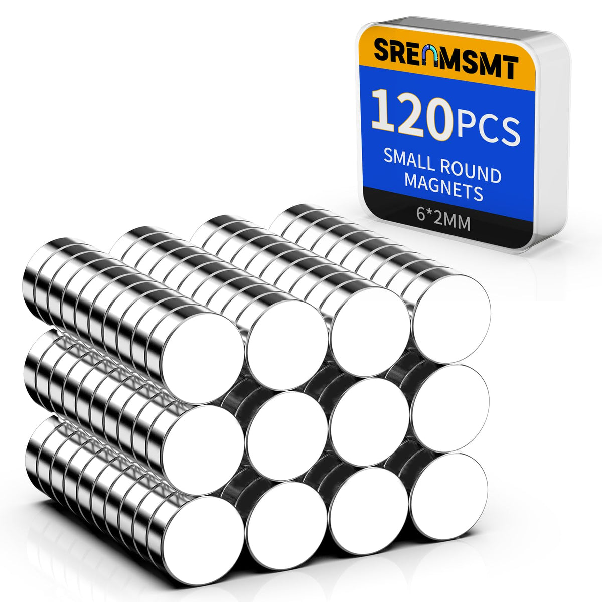 Small Magnets, 7 Sizes Neodymium Magnets for Crafts, 290 Pack