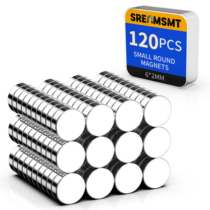 Small Magnets, 7 Sizes Neodymium Magnets for Crafts, 290 Pack