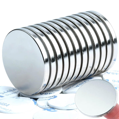 MIN CI 100 Pcs Strong Round Small Rare Earth Magnets, Mini Refrigerator Neodymium Disc Magnet for Whiteboard Locker Fridge DIY Crafts Dry Erase Board Cabinets
