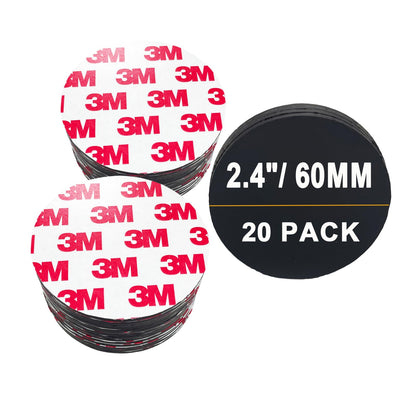 36Pack, Round Magnets Dots Peel and Stick, (Diameter 0.8" x 0.08" Thick) Precut Magnetic Tapes with Adhesive Backing, Circle Flexible Magnets for DIY, Art Projects, whiteboards & Fridge