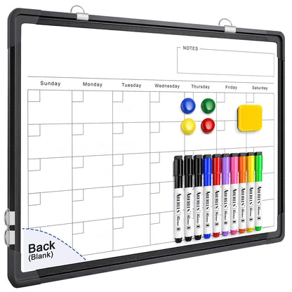 Weekly Calendar Whiteboard for Wall, Dry Erase Board, Magnetic White Board