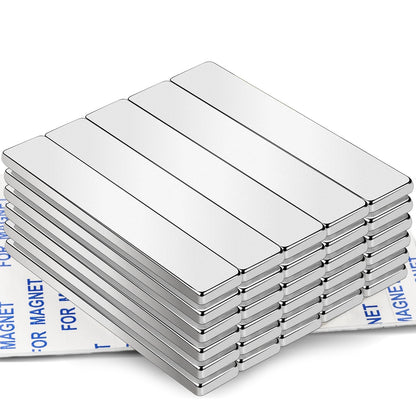 DIYMAG Strong Magnets, 12 Pack Neodymium Magnetic Strips Adhensive Backing
