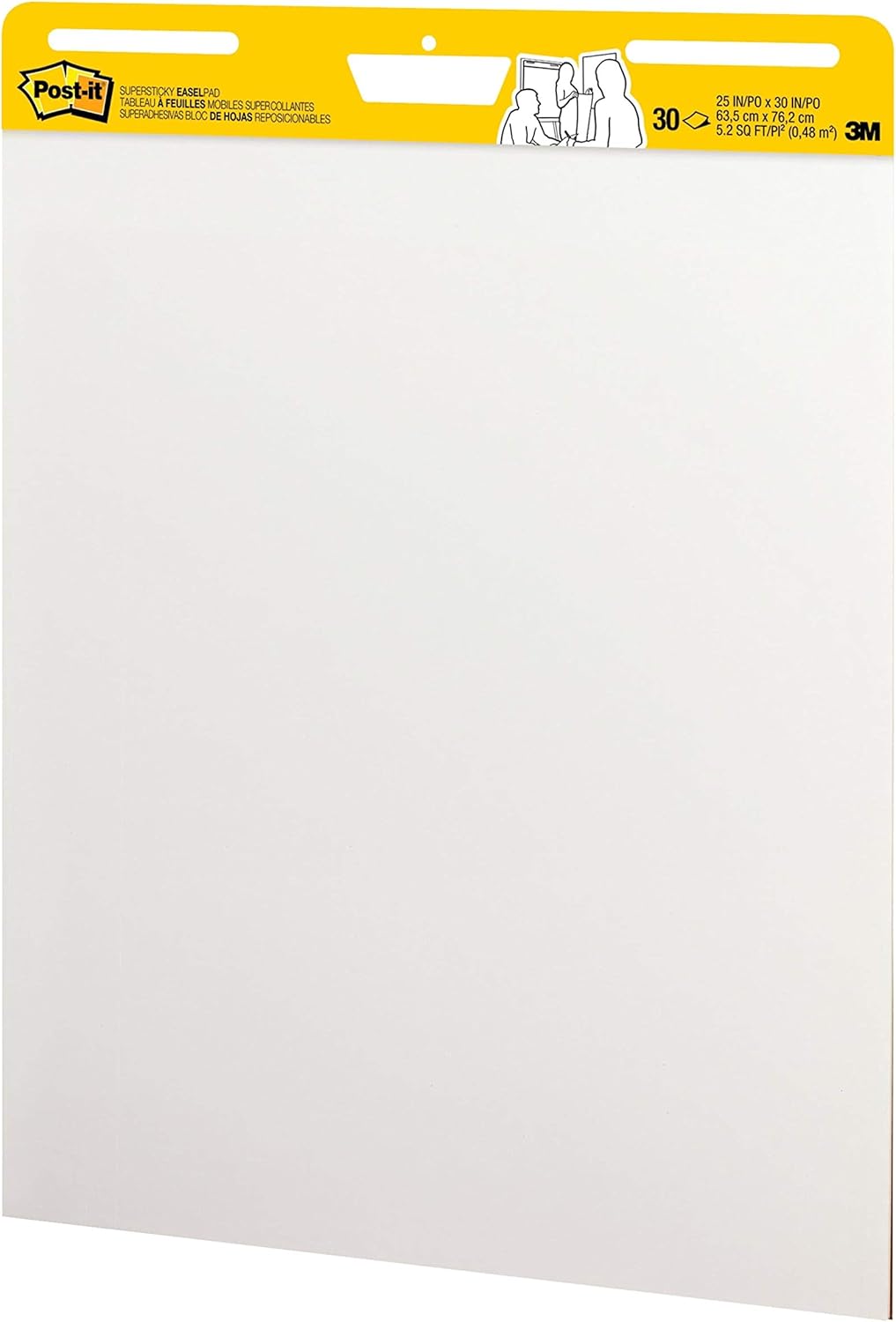 Post-it Super Sticky Easel Pad, 25 x 30 in, White, 2 Pads