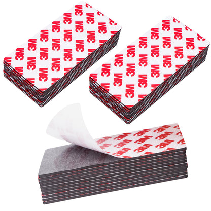 16 Pack Magnetic Strip, Magnetic Tape with Adhesive Backing, Magnet Strips Heavy Duty (3" X 1") Strong Adhesive Magnetic Strips for DIY, Fridge, Whiteboard, Crafts, Signs, Cabinet（Right Angle）