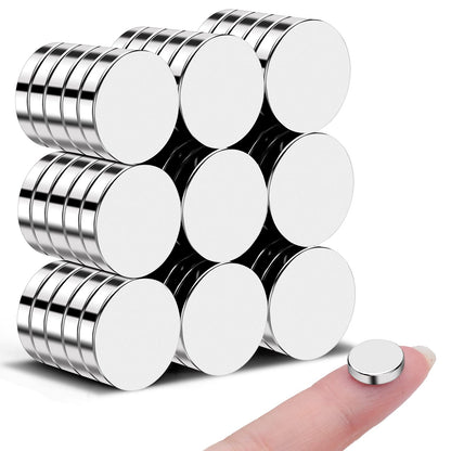 50 Pcs Neodymium Magnets, 10x3mm Tiny Round Disc Refrigerator Magnets