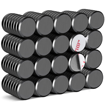 DIYMAG Strong Adhesive Magnets, 90pcs 0.7x0.12in Fridge Magnet