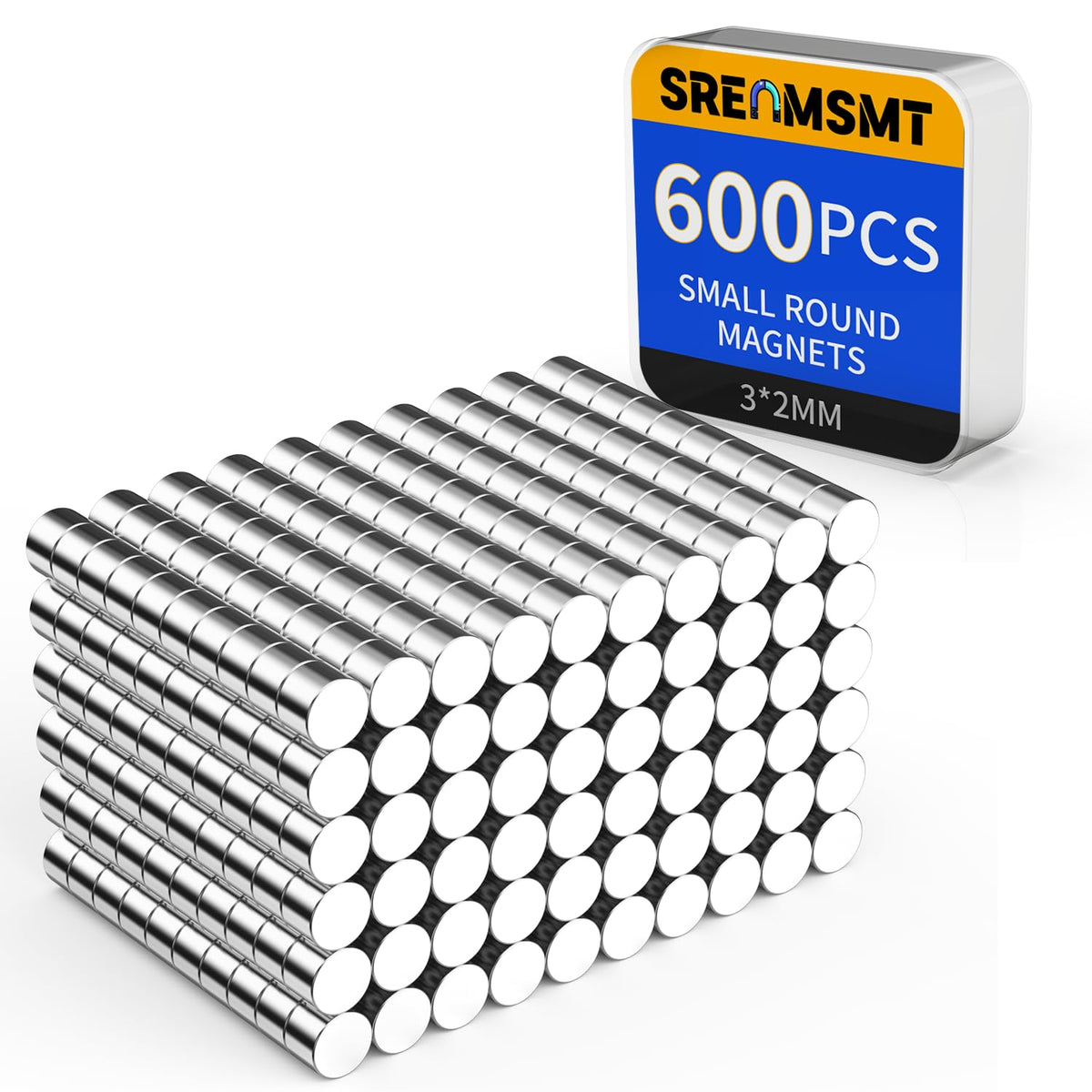 Small Magnets, 7 Sizes Neodymium Magnets for Crafts, 290 Pack