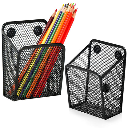 LUCYCAZ Magnetic Pen Holder,Single Magnetic Pencil Locker Holder Organizer