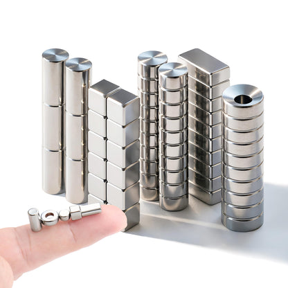 Deryun 60 Pack Small Magnets for Crafts,Mini,Tiny,Fridge,Refrigerator,Whiteboard,Round,Multi-Use Magnets