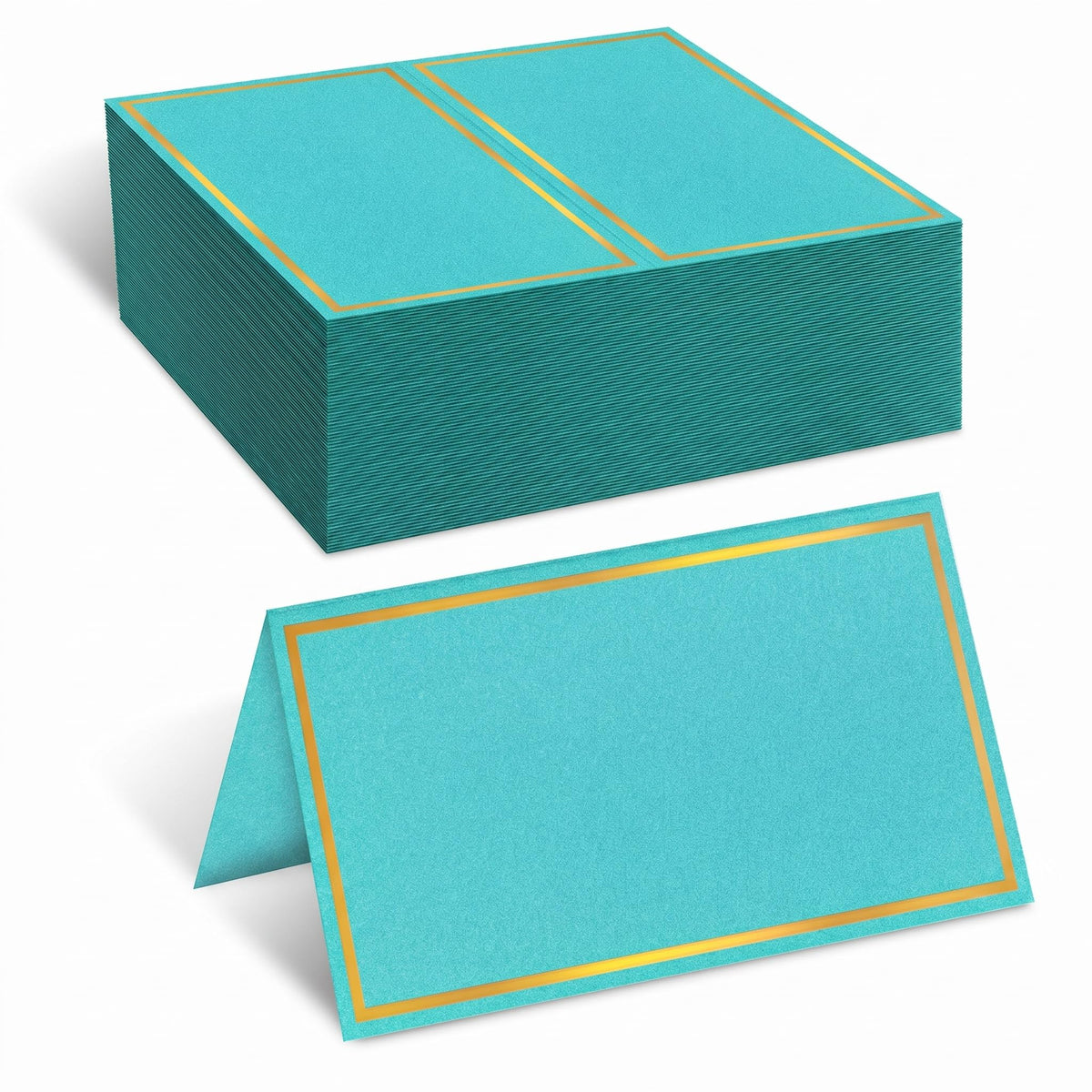 Place Cards for Table Setting,250g Premium Tent Cards, Red