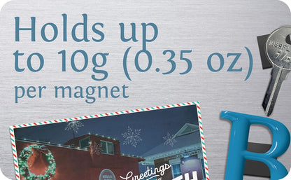 Magnefic Magnetic Squares, 1 Tape Sheet of 70 Magnetic Squares (Each 20x20x2mm), Magnet on one Side, Self Adhesive on the Other Side. Perfect for Fridge Organisation, Art Project, Vision Board