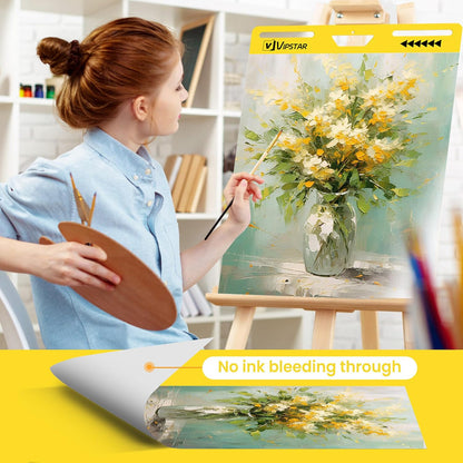 VIPSTAR Sticky Easel Pad, 25 x 30 in, Flip Chart Paper for Teachers, 6 Pads