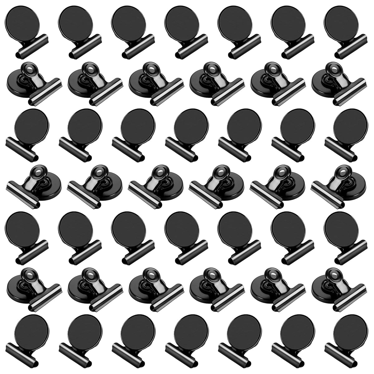VNDUEEY 20 Pack Fridge Magnets Refrigerator Magnets, Strong Magnetic Clips Heavy Duty, Magnet Clips for Whiteboard, Magnets for Fridge Locker Office Accessories (Silver)