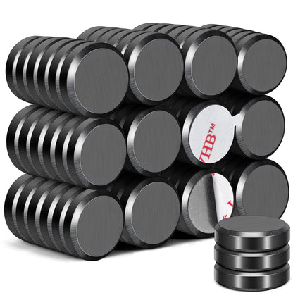 DIYMAG Strong Adhesive Magnets, 90pcs 0.7x0.12in Fridge Magnet