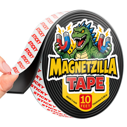 Super Sticky Magnetic Tape for DIY & Crafts, 20ft x 1/2in (6m x 1.25cm)