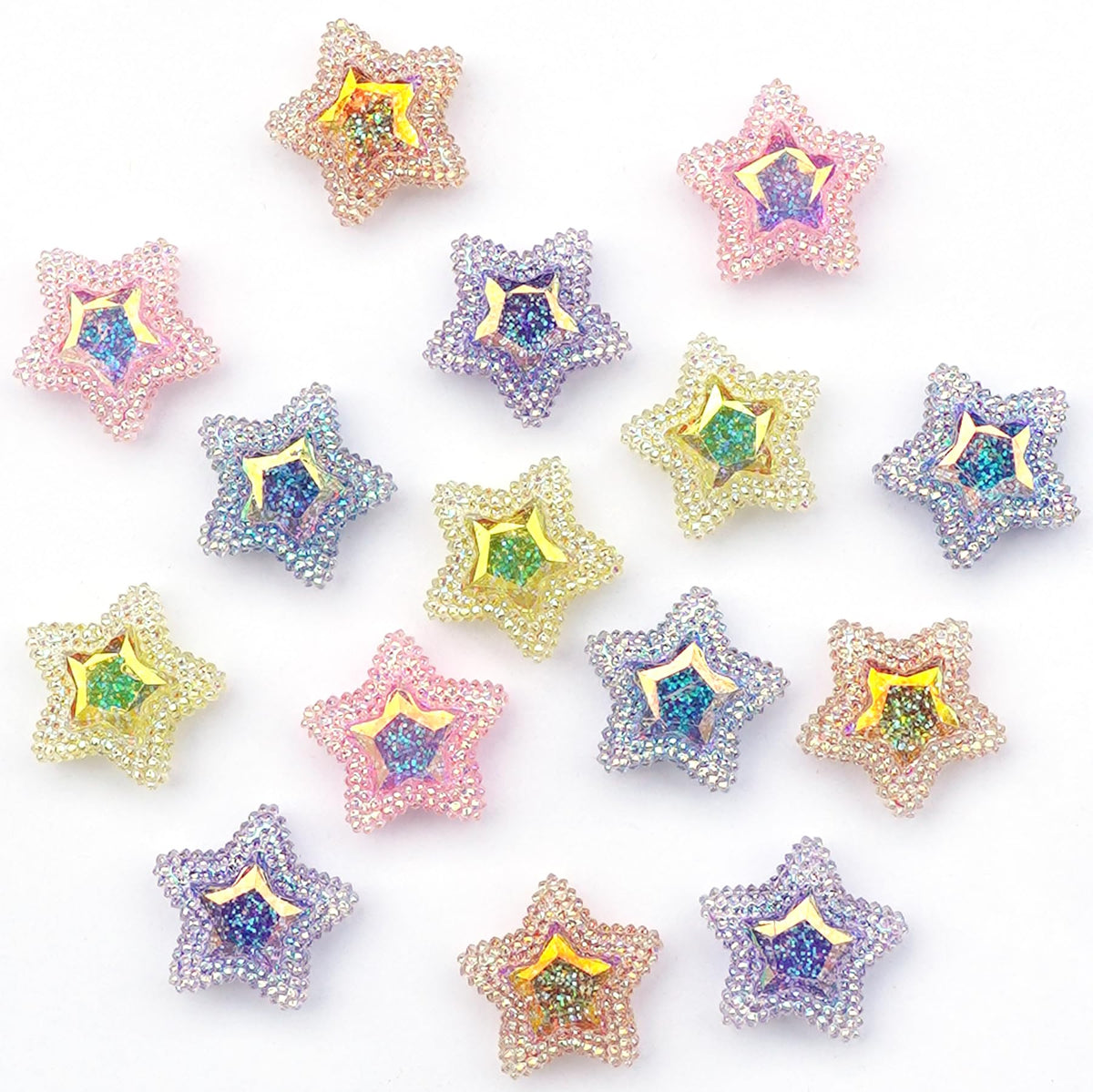 KEYDUACU Cute Fridge Magnets,Colorful Strong Star Magnets Refrigerator