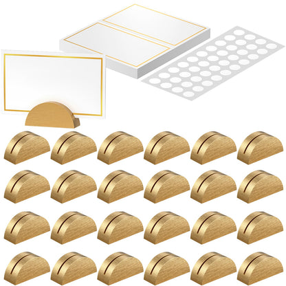 Uniclife 48 Pcs Place Card Holders for Wedding Party Tables