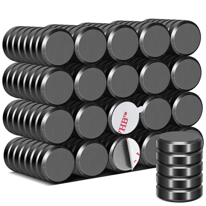 DIYMAG Strong Adhesive Magnets, 90pcs 0.7x0.12in Fridge Magnet