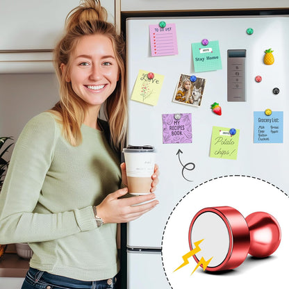 FINDMAG Fridge Magnets, Magnets for Whiteboard, Kitchen, 14 Pack, Colorful