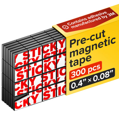 Super Sticky Magnetic Tape for DIY & Crafts, 20ft x 1/2in (6m x 1.25cm)