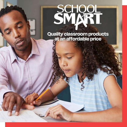 School Smart Chart Paper Pad, 32 x 24 Inches, 1-1/2 Inch Rule, 25 Sheets
