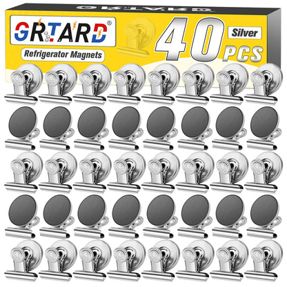 Grtard 12 Pack Magnetic Clips, Fridge Magnets Refrigerator Magnets