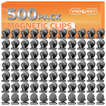 VNDUEEY 20 Pack Fridge Magnets Refrigerator Magnets, Strong Magnetic Clips Heavy Duty, Magnet Clips for Whiteboard, Magnets for Fridge Locker Office Accessories (Silver)