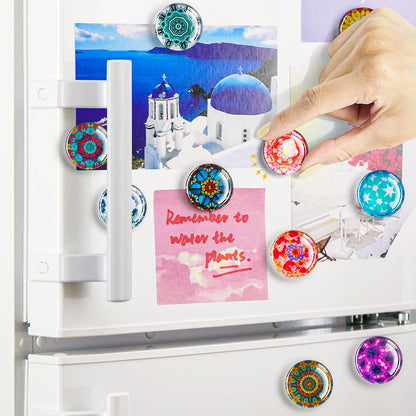 FINDMAG 12 Pack Fridge Magnets, Refrigerator Magnets Decorative for Locker