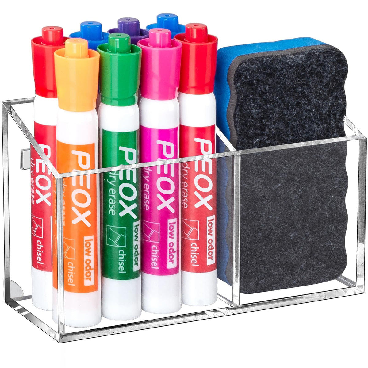 BEYGORM Magnetic Dry Erase Marker Holder for Whiteboard & Refrigerator
