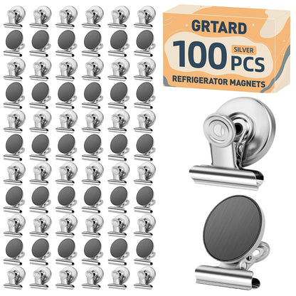Grtard 12 Pack Magnetic Clips, Fridge Magnets Refrigerator Magnets