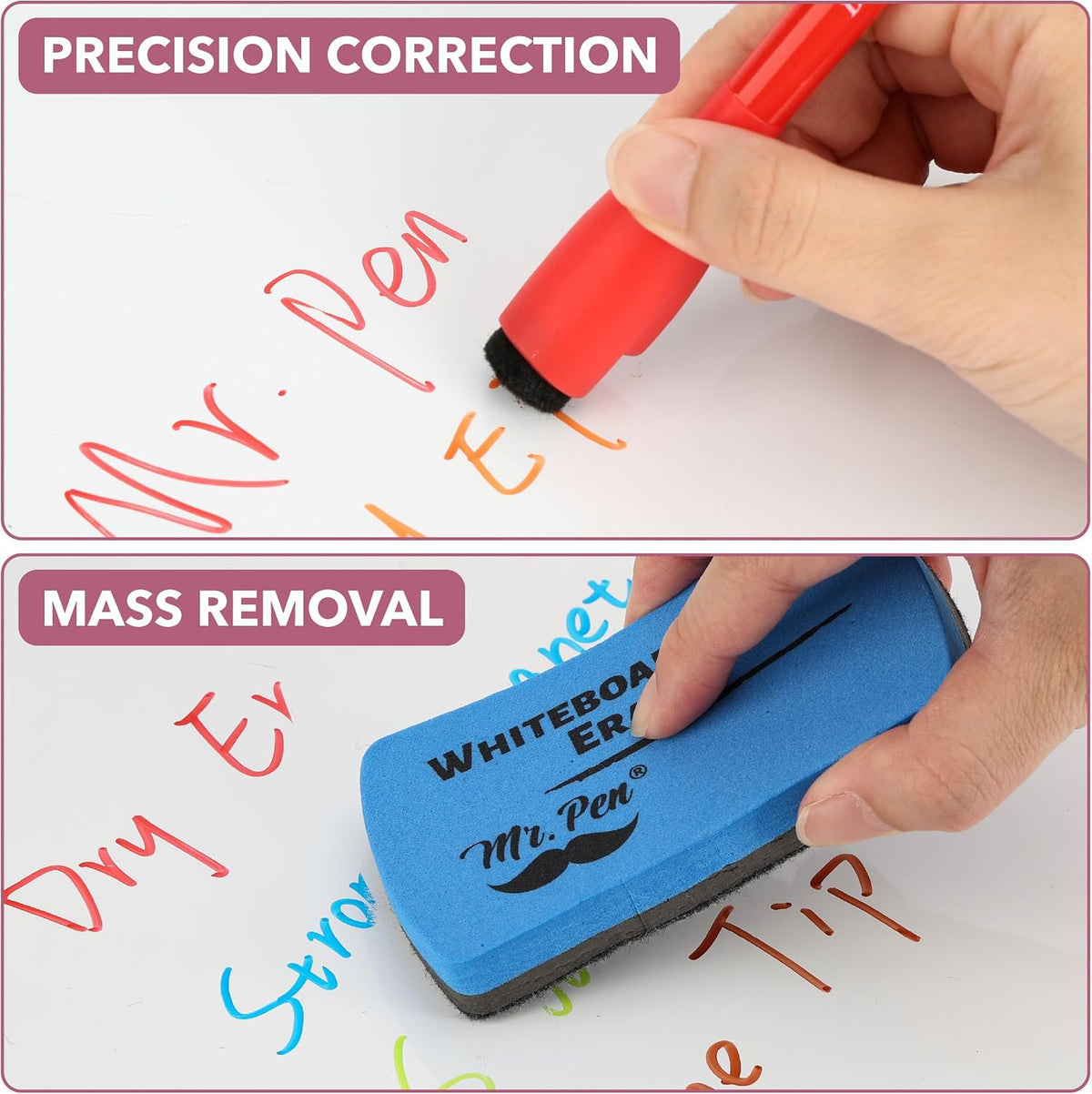 Mr. Pen- Magnetic Dry Erase Markers, 12 Pack with Whiteboard Eraser