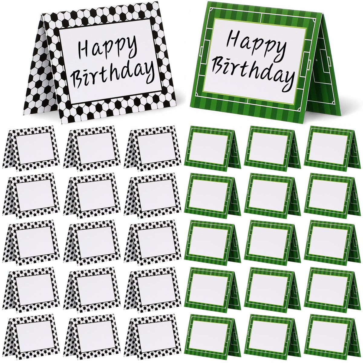 Affrolling 30 Pcs Race Car Table Place Cards Name Cards Fold Name Tents