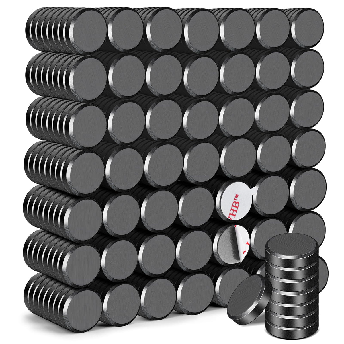 DIYMAG Strong Adhesive Magnets, 90pcs 0.7x0.12in Fridge Magnet