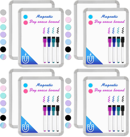 VUSIGN Magnetic Dry Erase Board, 8.5 x 11 Inches White Board, Pink