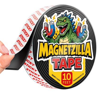 Super Sticky Magnetic Tape for DIY & Crafts, 20ft x 1/2in (6m x 1.25cm)
