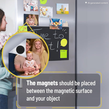 Mr. Pen- Self Adhesive Magnet Dots, 120 pcs, Flexible and Extra Thin