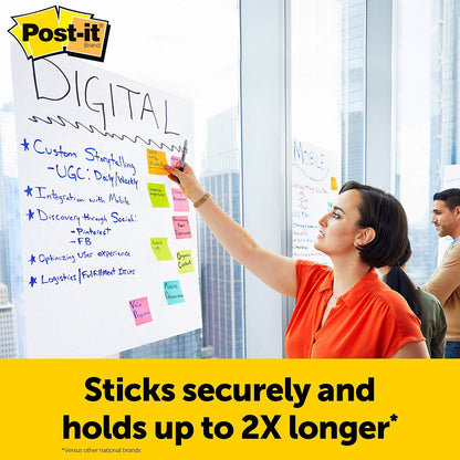 Post-it Meeting Chart, 20 x 23 in, White, Lined, 1 Pad, 20 Sheets/Pad